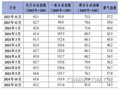 中國鋁冶煉產(chǎn)業(yè)月度景氣指數(shù)報(bào)告(2024年11月)